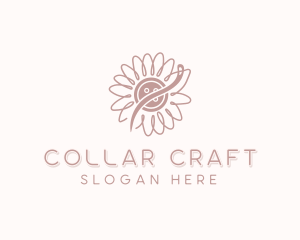 Sunflower Handmade Sewing logo design