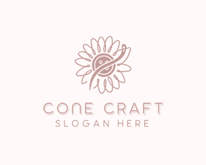 Sunflower Handmade Sewing logo design