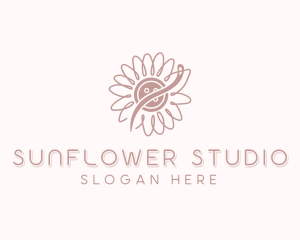 Sunflower - Sunflower Handmade Sewing logo design