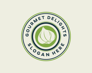 Gourmet Garlic Spice Food logo design