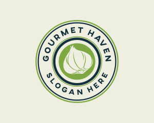 Gourmet Garlic Spice Food logo design