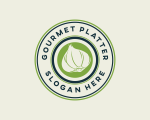 Gourmet Garlic Spice Food logo design