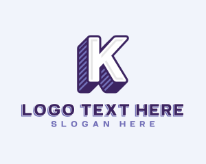 Firm - Professional Business Letter K logo design