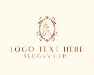 Modiste - Bridal Wedding Dress logo design