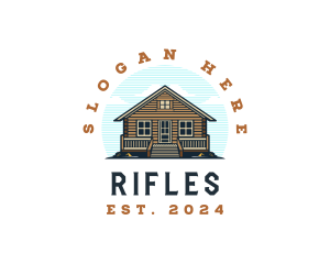Home - Wood Cabin Contractor logo design