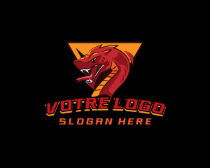Gaming Viper Snake  Logo