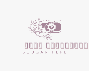 Vintage - Studio Floral Camera logo design