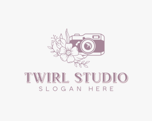 Studio Floral Camera logo design