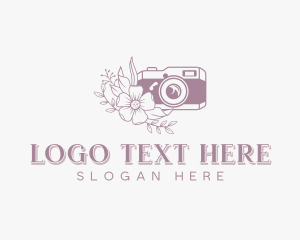 Vintage - Studio Floral Camera logo design