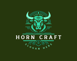 Horn - Bull Ranch Horn logo design