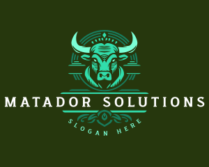 Matador - Bull Ranch Horn logo design