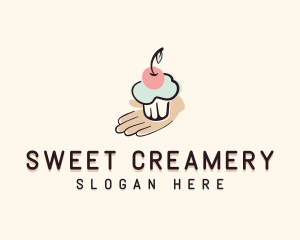 Sweet Cupcake Bakery logo design