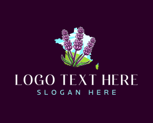 Tribulus Omanense - Botanical Lavender Farm logo design