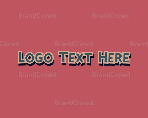 Retro Type Boutique Logo