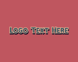 Retro Type Boutique logo design