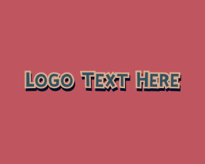 Old School - Retro Type Boutique logo design