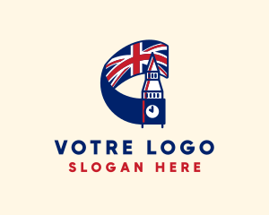 British - Big Ben Britain logo design