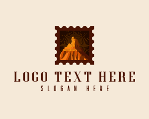 Uluru - Canyon Mountain Adventure logo design