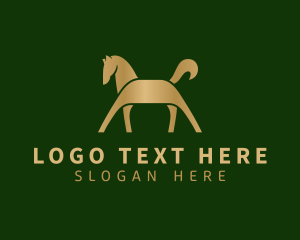Stallion - Equestrian Horse Ranch logo design
