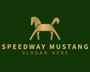 Mustang - Equestrian Horse Ranch logo design