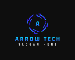 Futuristic Software Technology logo design