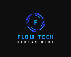 Futuristic Software Technology logo design