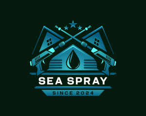 Housekeeping Pressure Washer logo design