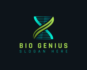 Biotechnology - Leaf Biotechnology DNA logo design