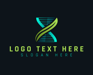 Biotech - Leaf Biotechnology DNA logo design