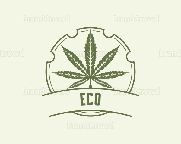 Weed Marijuana Ganja Logo