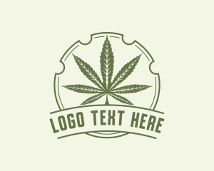 Cannabis - Weed Marijuana Ganja logo design