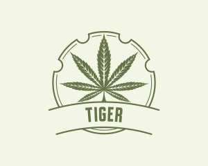 Cbd - Weed Marijuana Ganja logo design