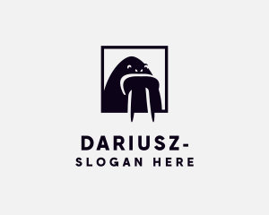 Arctic Walrus Animal Logo