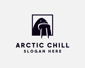 Arctic Walrus Animal logo design