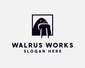 Walrus - Arctic Walrus Animal logo design