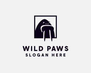 Mammal - Arctic Walrus Animal logo design