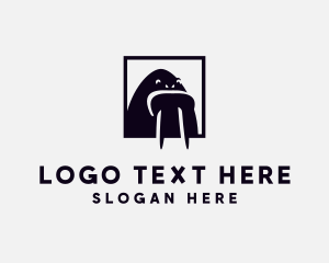 Wildlife - Arctic Walrus Animal logo design