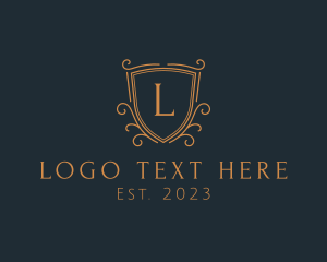 Heritage - Premium Ornament Shield logo design