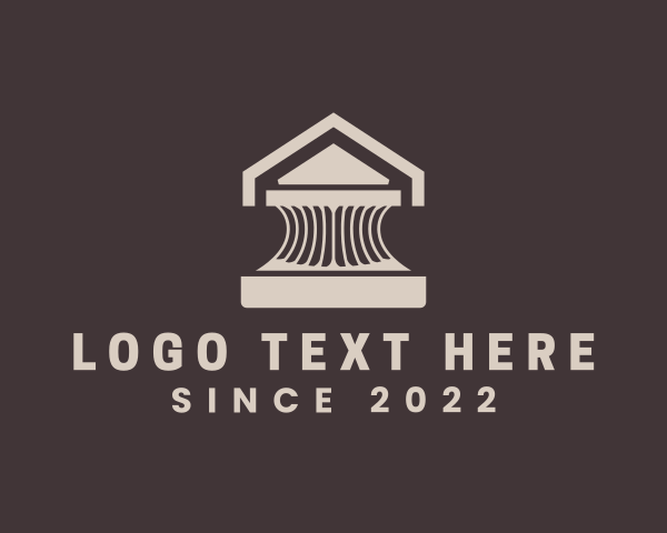 Architecture - Column House Building logo design