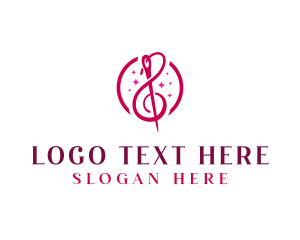 Clothes - Fashion Dress Sewing logo design