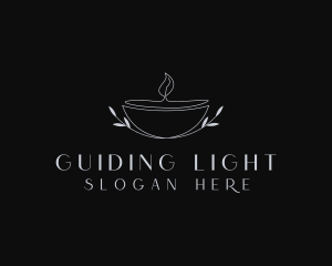 Scented Candle Spa logo design