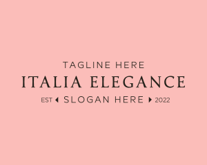 Elegant Beauty Feminine logo design