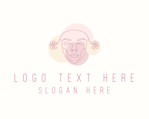 Face - Floral Face Salon logo design