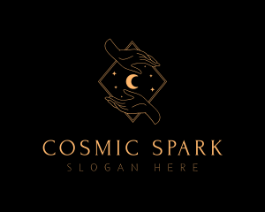 Cosmic Palm Reader  logo design