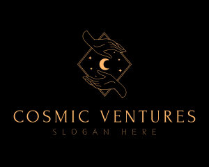 Cosmic Palm Reader  logo design