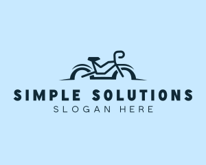 Simple Bicycle Bike logo design