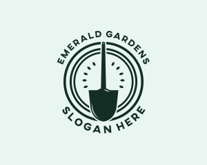 Shovel Garden Landscaping logo design