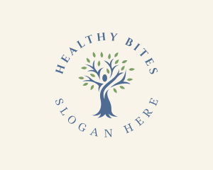 Female Wellness Tree logo design