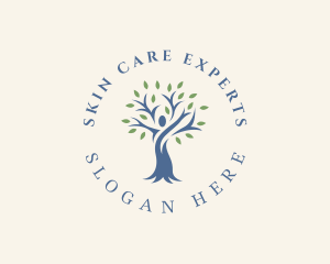 Female Wellness Tree logo design