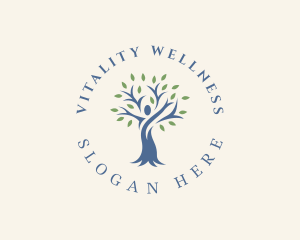 Female Wellness Tree logo design